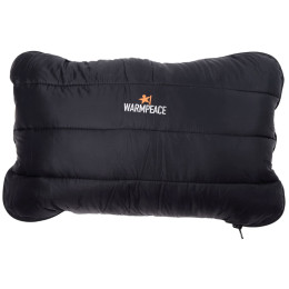 Daunenkissen Warmpeace Federkissen mit Reißverschluss schwarz Black