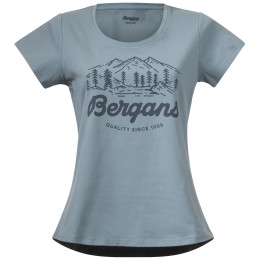Damen-T-Shirt Bergans Classic V2 W Tee blau Smoke Blue