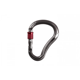 Karabiner Ocún Harpy HMS Screw schwarz/rot Anthracite/Red