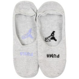 Damensocken Puma Women Mesh MID-CUT Footie 2P grau Gray