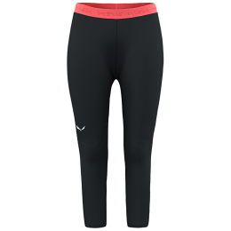 Damen 3/4 Unterhosen Salewa Cristallo Warm Amr W 3/4Tight. schwarz/orange Black Out