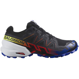 Herren Laufschuhe Salomon Speedcross 6 Gore-Tex Blue Fire schwarz/blau Black / Surf The Web / Safety Yellow