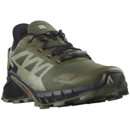 Herren Laufschuhe Salomon Supercross 4 grün/schwarz Olive Night / Moss Gray / Black
