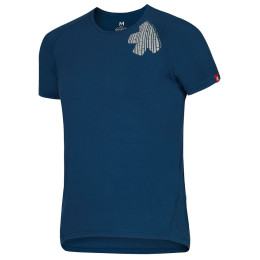 Herren-T-Shirt Ocún Bamboo T Blossom Men blau Blue Opal