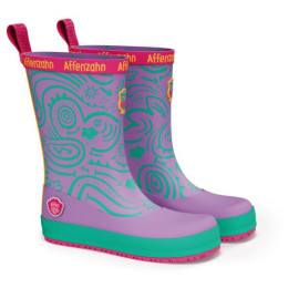 Kinderstiefel Affenzahn Rainboot Vegan Plashy Owl lila Owl