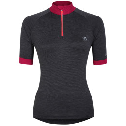 Damen-Radtrikot Dare 2b Pedal Through It II Jersey schwarz Black Marl
