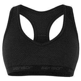 Büstenhalter Sensor Merino DF schwarz Black