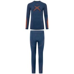 Herren-Funktionsset Viking Primeone Set dunkelblau navy/orange