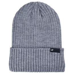 Wintermütze 4F Cap M470 grau MIDDLE GREY MELANGE