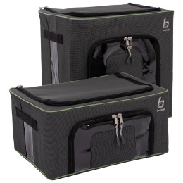 Aufbewahrungsbox Bo-Camp Storage box set foldable M+L schwarz