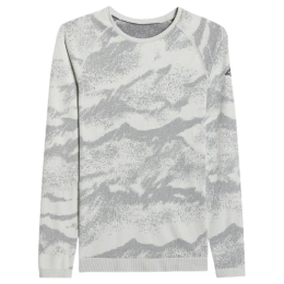 Damen-Funktionsshirt 4F Seamless Underwear F208 weiß OFF WHITE ALLOVER