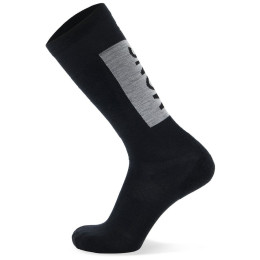 Socken Mons Royale Atlas Merino Snow Sock schwarz Black
