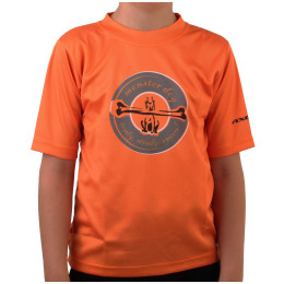 Kinder-Radtrikot Axon Monster JR orange