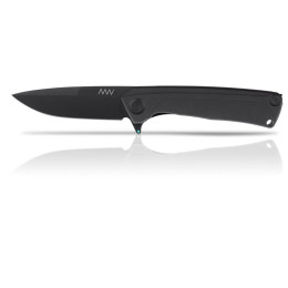 Messer Acta non verba Z100 DLC/Plain Edge, G10, Lock schwarz Black/Black