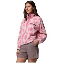 Damen-Sweatshirt Columbia Helvetia™ II Printed Cropped Half Snap