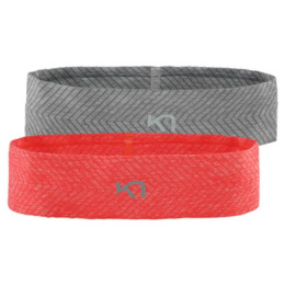 Stirnband Kari Traa Kristina 2pk grau/orange Coral