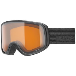 Kinder Skibrille Uvex Scribble LG schwarz lasergold black dl/lasergold-clear