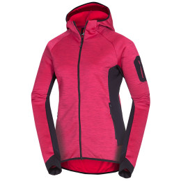 Damen-Sweatshirt Northfinder Coleen rot/schwarz 577cherryblack