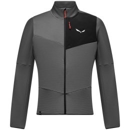 Herren Funktions-Sweatshirt Salewa Ortles Fleece Fz M grau onyx/0910
