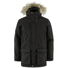 Herren-Winterjacke Fjällräven Nuuk Lite Parka schwarz Black