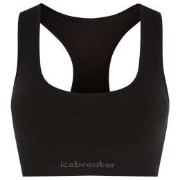 Büstenhalter Icebreaker Women Merino Blend 260 ZoneKnit™ Seamless Bra schwarz Black