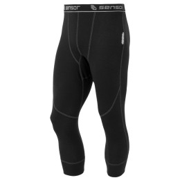 Herren 3/4 Unterhose Sensor Double Face schwarz Black