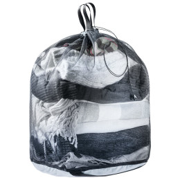 Kleiderhülle Deuter Mesh Sack 18 schwarz/grau tin-black