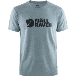 Herren-T-Shirt Fjällräven Logo T-shirt M blau 520-999_Uncle Blue-Melange