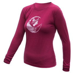 Damen-T-Shirt Sensor Merino Active Fox lila lilla