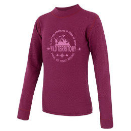 Kinder-Funktionsshirt Sensor Merino DF Territory lila Lilla