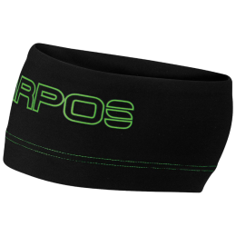 Stirnband Karpos Alagna Headband schwarz/grün Black Green Fluo