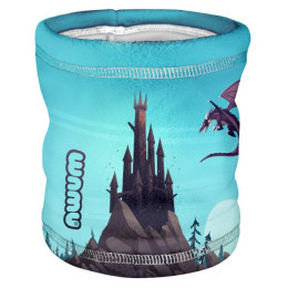 Kinder-Halswärmer WAMU Dragon Fantasy blau BLUE