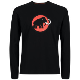 Herren-T-Shirt Mammut Logo Longsleeve Men schwarz Black
