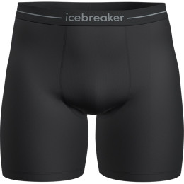 Herren-Boxershorts Icebreaker M Anatomica Long Boxers schwarz Black