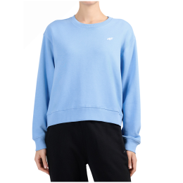 Damen-Sweatshirt 4F Sweatshirt F2672 blau Denim