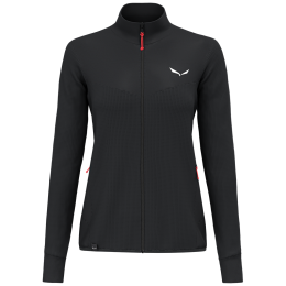 Damenjacke Salewa Puez Waffle Hyb Pl Jacket W schwarz black out