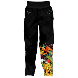 Kinder Softshellhose WAMU Game On schwarz