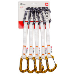 Express-Set Ocún Hawk QD Wire Bio-Dyn-Ring 15 mm 20 cm 5-Pack orange Orange