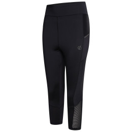 Damen 3/4 Leggings Dare 2b Shine Bright 3/4 schwarz Black