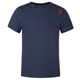 Herren-T-Shirt Rafiki Granite blau/rot india ink