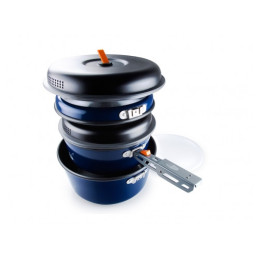 Geschirrset GSI Outdoors Bugaboo Base Camper Medium blau