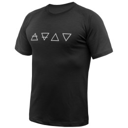 Herren-Funktionsshirt Sensor Merino Blend Elements schwarz Black