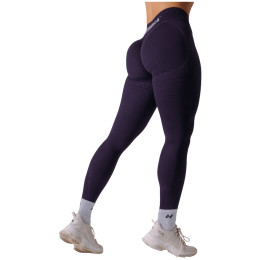 Damen-Leggings Nebbia High-waisted push-up leggings Power lila Dark purple