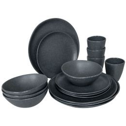 Geschirrset Bo-Camp Hoxton - 16ks grau Grey