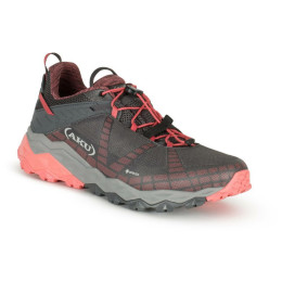 Damen Wanderschuhe Aku Flyrock GTX Ws grau/rosa Anthracit / Peach