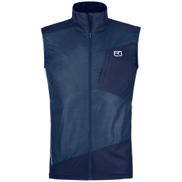 Herrenweste Ortovox Trace Windbreaker Vest M blau Blue Nunatak