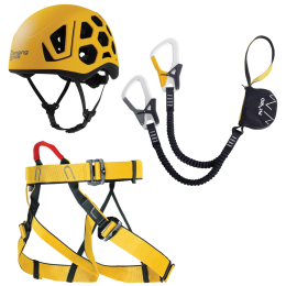 Klettersteigset Singing Rock Packet Ferrata gelb yellow