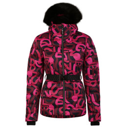 Damen-Winterjacke Dare 2b Crevasse Jacket rosa Pure Pink Graffiti