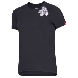 Herren-T-Shirt Ocún Bamboo T Blossom Men grau Dark Grey India Ink