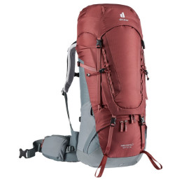 Damenrucksack Deuter Aircontact 40+10 SL grau/rot RedwoodTeal